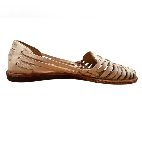 Nisolo Woven leather cream Sandals Elegant and Versatile - Picture 8 of 14